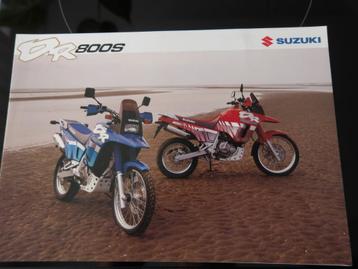 Folder Suzuki DR800S beschikbaar voor biedingen