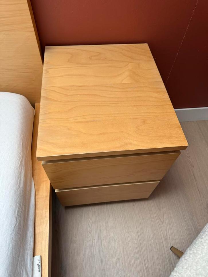 Ikea Malm Nachtkastje, Huis en Inrichting, Slaapkamer | Nachtkastjes, Zo goed als nieuw, Minder dan 55 cm, Minder dan 45 cm, Hout