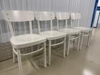 vier witte Ikea Idolf Stoelen, Ophalen, Gebruikt, Wit, Vier