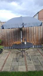 Ronde tuintafel Royal Garden + parasol Intratuin, Ophalen, Gebruikt, Rond, Metaal