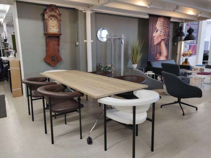 Vergadertafel Klaptafel verrijdbaar, Huis en Inrichting, Tafels | Eettafels, Zo goed als nieuw, 50 tot 100 cm, 200 cm of meer