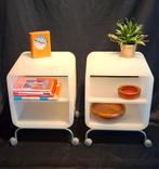 Set Vintage Ikea Prelat Bijzettafeltjes of nachtkastjes, Ophalen, Minder dan 45 cm