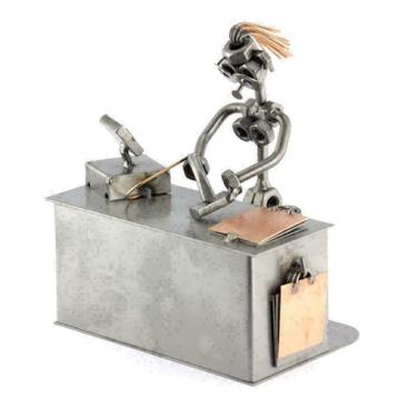 Verkoopster beeldje - steelman, winkel, kassa, cassiere beschikbaar voor biedingen