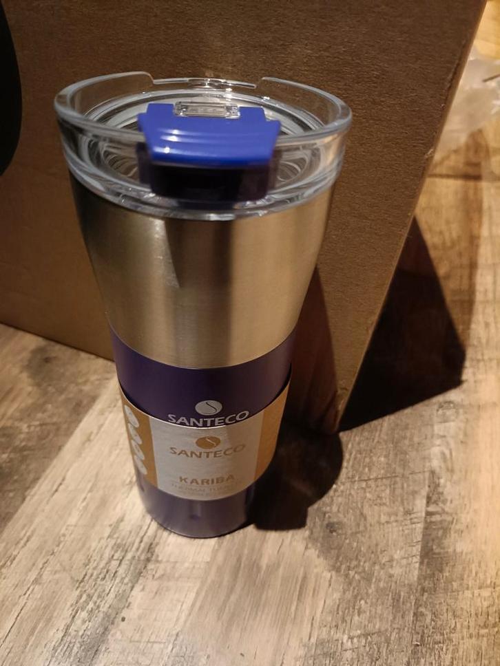 Santeco Thermo Beker - Ideaal voor Onderweg!, Huis en Inrichting, Keuken | Keukenbenodigdheden, Ophalen of Verzenden