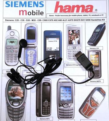 Hama Siemens Portable Basic Hands Free Kit C25 C35 S35 M35 beschikbaar voor biedingen