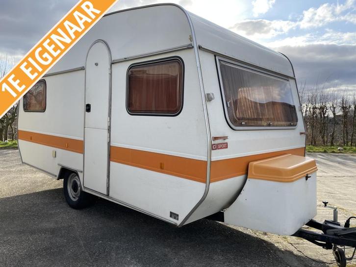 Wilk CI 435 XL zit/bed + zit oldtimer, Caravans en Kamperen, Caravans, Bedrijf, tot en met 4, 500 - 750 kg, Standaardzit, Wilk
