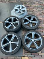 4 velgen + zomerbanden 18 inch 5x112, Auto-onderdelen, Banden en Velgen, 18 inch, Velg(en), Ophalen of Verzenden, Zomerbanden