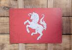 Twente vlag provincie reclamebord van metaal wandbord deco, Diversen, Vlaggen en Wimpels, Verzenden, Deco Noord, Info@deconoord.nl