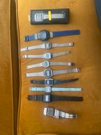 Digitale vintage horloges collectie., Overige merken, Staal, Met bandje, Polshorloge