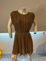 Nenette jurkje met glimmende stof maat m, Maat 38/40 (M), Bruin, ., Ophalen of Verzenden