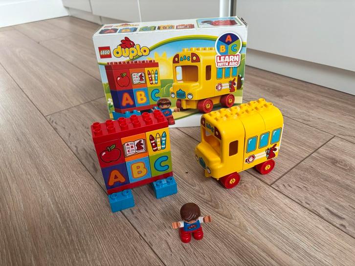 Lego Duplo ABC Bus Compleet, Kinderen en Baby's, Speelgoed | Duplo en Lego, Duplo, Complete set, Ophalen of Verzenden
