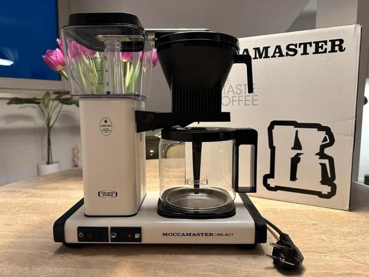 Moccamaster KBG Select Off-white Filterkoffiezetapparaat, Witgoed en Apparatuur, Koffiezetapparaten, Zo goed als nieuw, Koffiemachine
