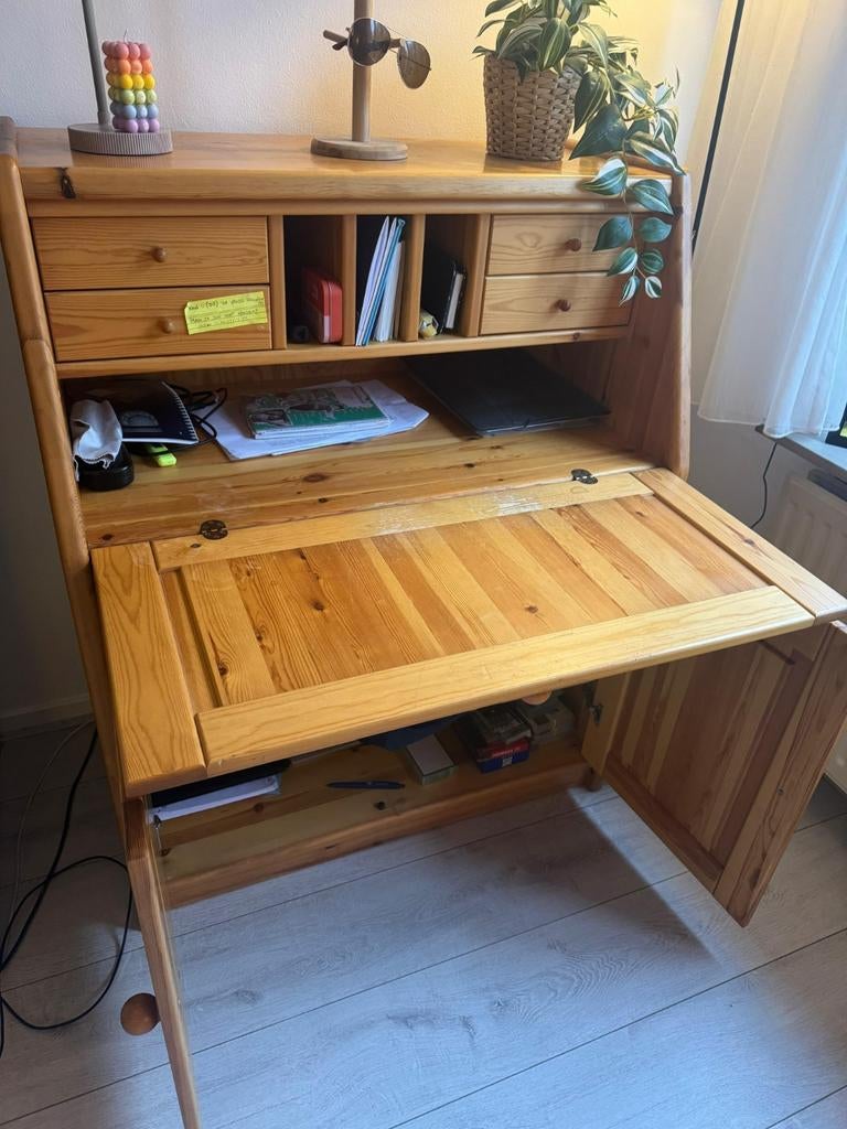 Bureaukast / secretaire, Huis en Inrichting, Ophalen, Gebruikt, Vintage