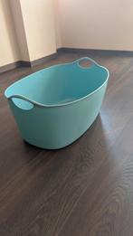 Blauwe wasmand - 35 liter - voor binnen en buiten, Huis en Inrichting, Badkamer | Complete badkamers, Ophalen of Verzenden, Nieuw