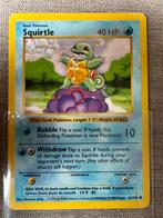 Shadowless. Squirtle Pokémon kaart - Base Set - 63/102, Ophalen of Verzenden, Gebruikt, Losse kaart