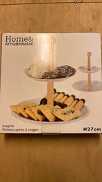 Nieuw 2 laags etagere Home & Kitchenware, Huis en Inrichting, Ophalen of Verzenden, Nieuw