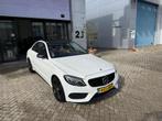 Mercedes-Benz C-klasse 180 AMG Designo! PANO! INRUIL MOGELIJ, Auto's, Mercedes-Benz, Automaat, Euro 6, Wit, Parkeercamera