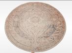 Nieuw oosterse rond vloerkleed beige rust 200x200cm