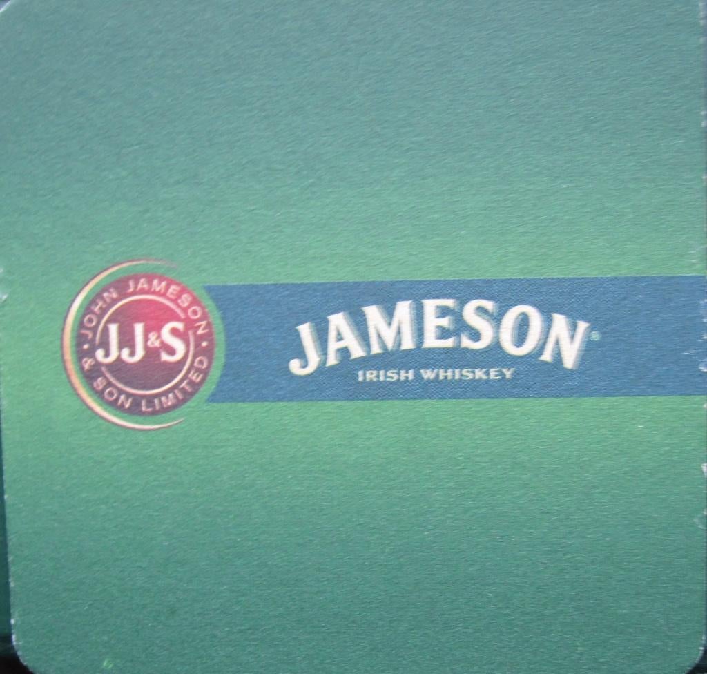 bierviltje van Jameson, Ophalen of Verzenden, Zo goed als nieuw, Viltje(s), Overige merken