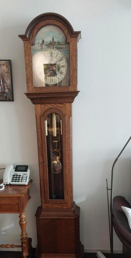Mooie Schoonhovens staand horloge, Antiek en Kunst, Antiek | Klokken, Ophalen