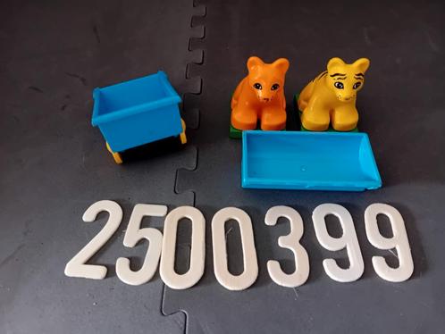 Lego Duplo dierentuin leeuw en tijger, Kinderen en Baby's, Speelgoed | Duplo en Lego, Gebruikt, Duplo, Ophalen of Verzenden