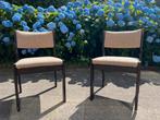 Midcentury design stoelen, Prachtige staat, jaren 70, Ophalen, Zo goed als nieuw, Bruin, Hout