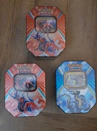 Pokemon Paldea Legends Tin (Koraidon/Miraidon) beschikbaar voor biedingen