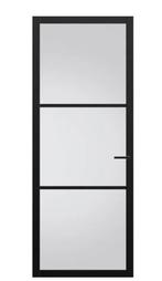 2x Svedex opdekdeur Nova Design Mat + Helder glas 88 x 211cm, Ophalen, 80 tot 100 cm, Binnendeur, Nieuw