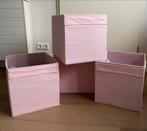 4 stuks IKEA Drona Opbergers - Roze, Huis en Inrichting, Ophalen, Overige materialen, Minder dan 50 cm, Gebruikt