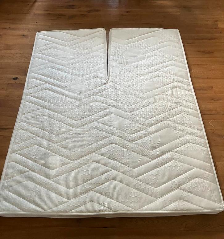 Splittopper split topper topmatras 160x200, Huis en Inrichting, Slaapkamer | Matrassen en Bedbodems, Gebruikt, 160 cm, Tweepersoons
