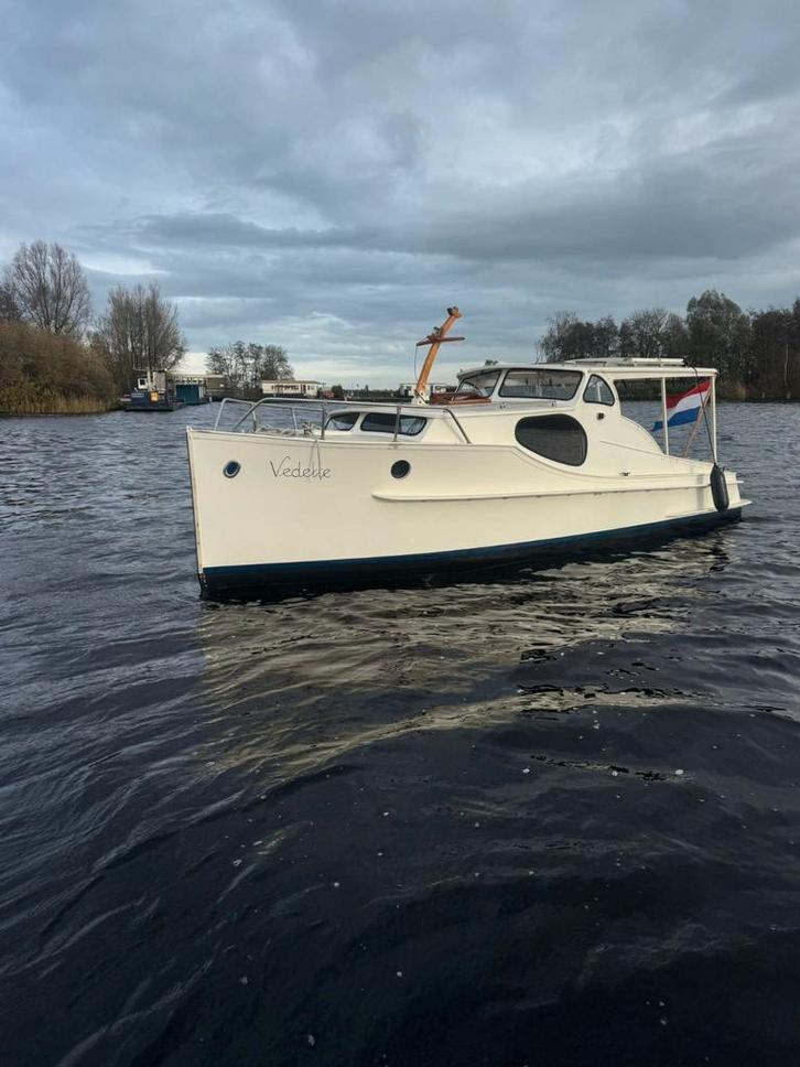 Bakdekker, Watersport en Boten, Motorboten en Motorjachten, Gebruikt, Staal, 6 tot 9 meter, Diesel, Ophalen