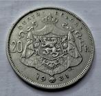 België 20 francs 1931 FR, Verzenden, België