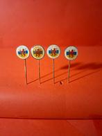 4 gave speldjes KNVB Afd Limburg voetbal, Verzamelen, Speldjes, Pins en Buttons, Ophalen of Verzenden, Gebruikt, Sport