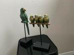 Leuke papagaai en vogels op standaard, Ophalen of Verzenden, Zo goed als nieuw