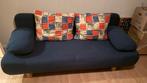 Zeer goed onderhouden zit/slaapbank, Huis en Inrichting, Slaapkamer | Slaapbanken, Ophalen, Gebruikt, Blauw, Tweepersoons