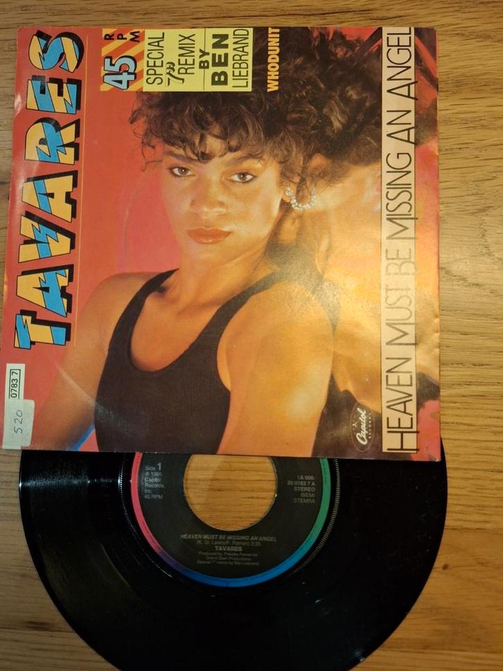Tavares - Heaven Must Be Missing An Angel 7" Single, Cd's en Dvd's, Vinyl Singles, Gebruikt, Single, Pop, 7 inch, Ophalen of Verzenden