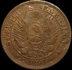 Argentinië 2 centavos 1891, Postzegels en Munten, Munten | Amerika, Zuid-Amerika, Losse munt, Verzenden