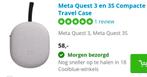 Meta Quest 3/3S Compacte Travel Case"30€ last price!!, Ophalen, Zo goed als nieuw