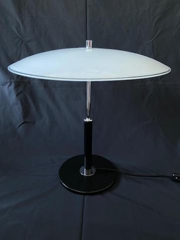 Vintage Ikea tafellamp staal en melkglas-collectors item! beschikbaar voor biedingen