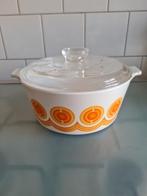 Pyroflam Orange pan ovenschaal glazen deksel, Ophalen, Zo goed als nieuw