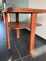 Houten bijzettafel salon tafel, 60 cm of meer, 55 tot 75 cm, Gebruikt, Hout