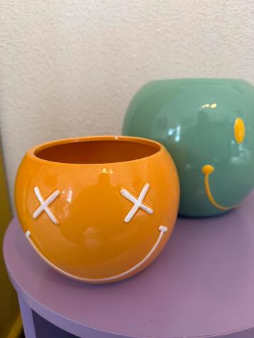 Smiley Vazen Set - Nieuw! beschikbaar voor biedingen
