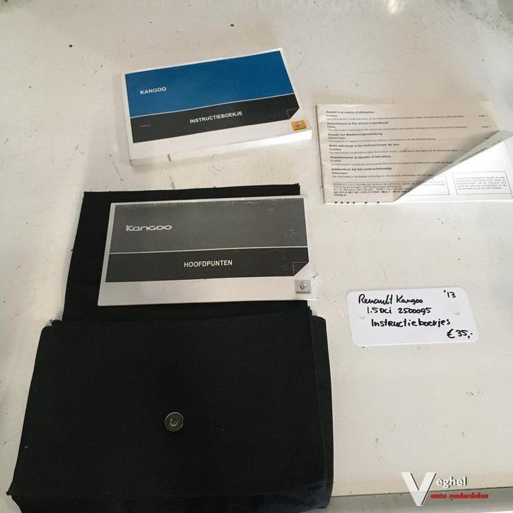 Renault Kangoo 1.5 dci ( Achterklep ) 2013  2500095   Instru, Auto diversen, Handleidingen en Instructieboekjes, Ophalen of Verzenden