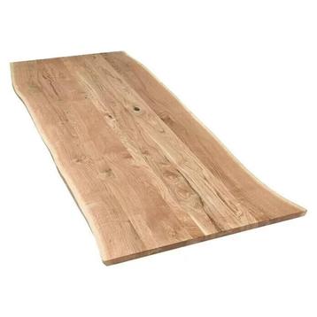 Eettafel eiken plank, boomstam, visgraad, rubberwood NIEUW beschikbaar voor biedingen