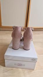 Suede lederen sandalen maat 40, Nieuw, Roze, Van Haren, Sandalen of Muiltjes