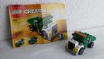 Lego 5865 Creator mini kiepwagen 3 in 1 groen zgan, Complete set, Ophalen of Verzenden, Lego, Zo goed als nieuw