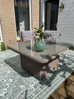 Diner tafel en zitje van KETTLER, Tuin en Terras, Tuinsets en Loungesets, Wicker, 3 zitplaatsen, Bank, Gebruikt