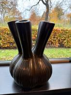 Toetervaas tulpenvaas zwart, Huis en Inrichting, Woonaccessoires | Vazen, Steen, Zwart, Nieuw, Ophalen of Verzenden