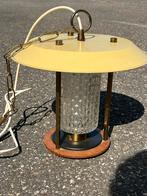 Vintage hanglamp, Gebruikt, Glas, Vintage, Ophalen of Verzenden
