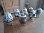 Limoges eieren. 7 stuks. Hand painted. Porcelein, Ophalen of Verzenden